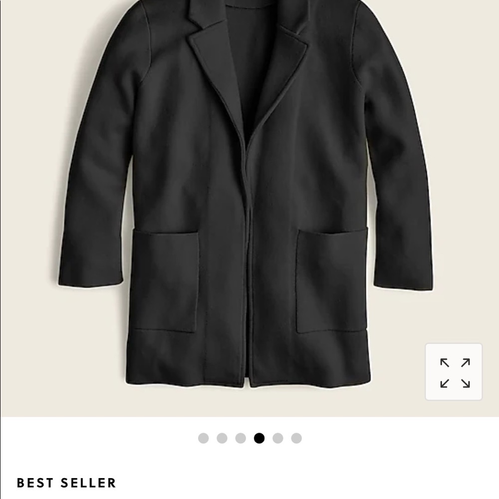 Jcrew Sophie open-front sweater-blazer